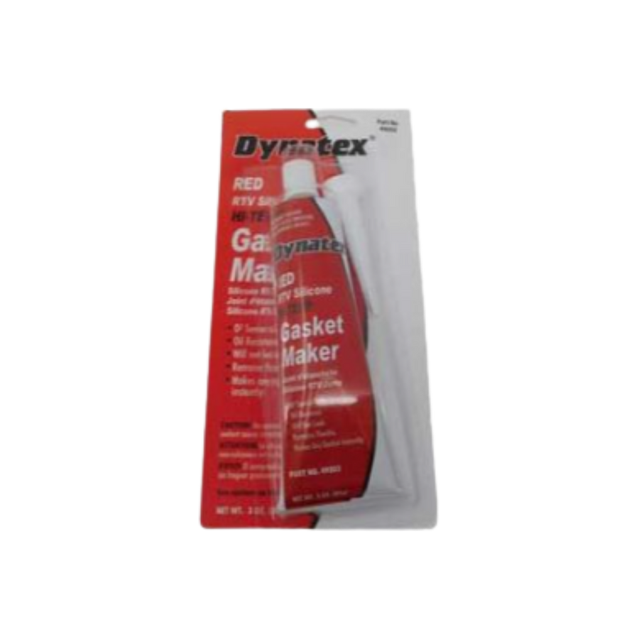 Universal Dynatex Red RTV Silicone Hi-Temp Gasket Maker