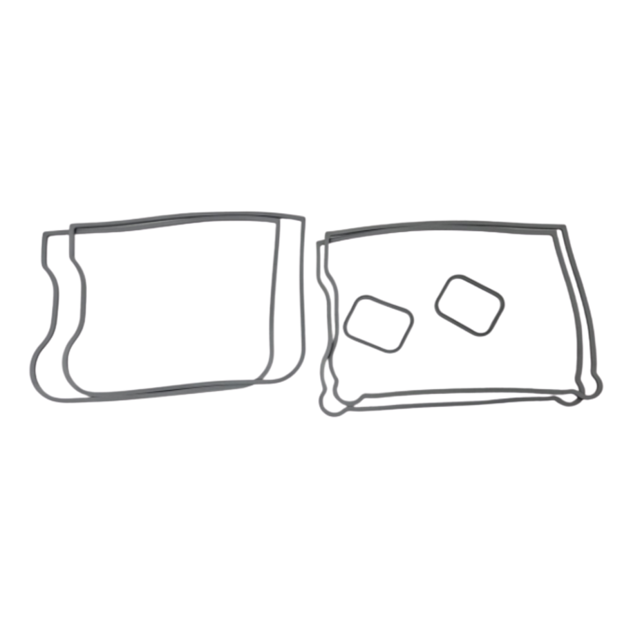 1984-1997 Harley-Davidson Early Evolution Big Twin Rocker Box Kit - FKM Rubber