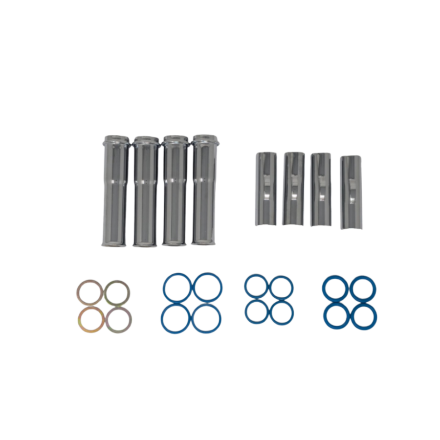 1999-2017 Harley-Davidson Twin Cam Push Rod Tube Kit - Chrome Plated